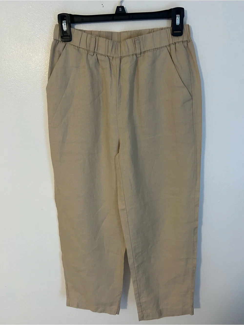 NWT Quince 100% European Linen Pants in Driftwood